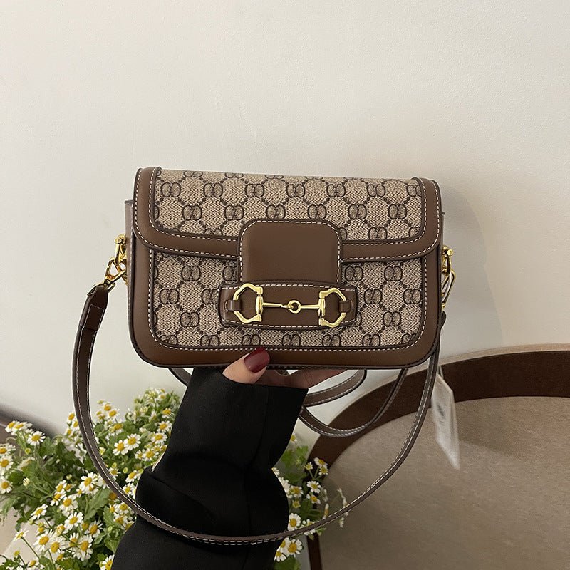 ELLÉA – SAC BANDOULIÈRE ÉLÉGANT À MOTIF SIGNATURE