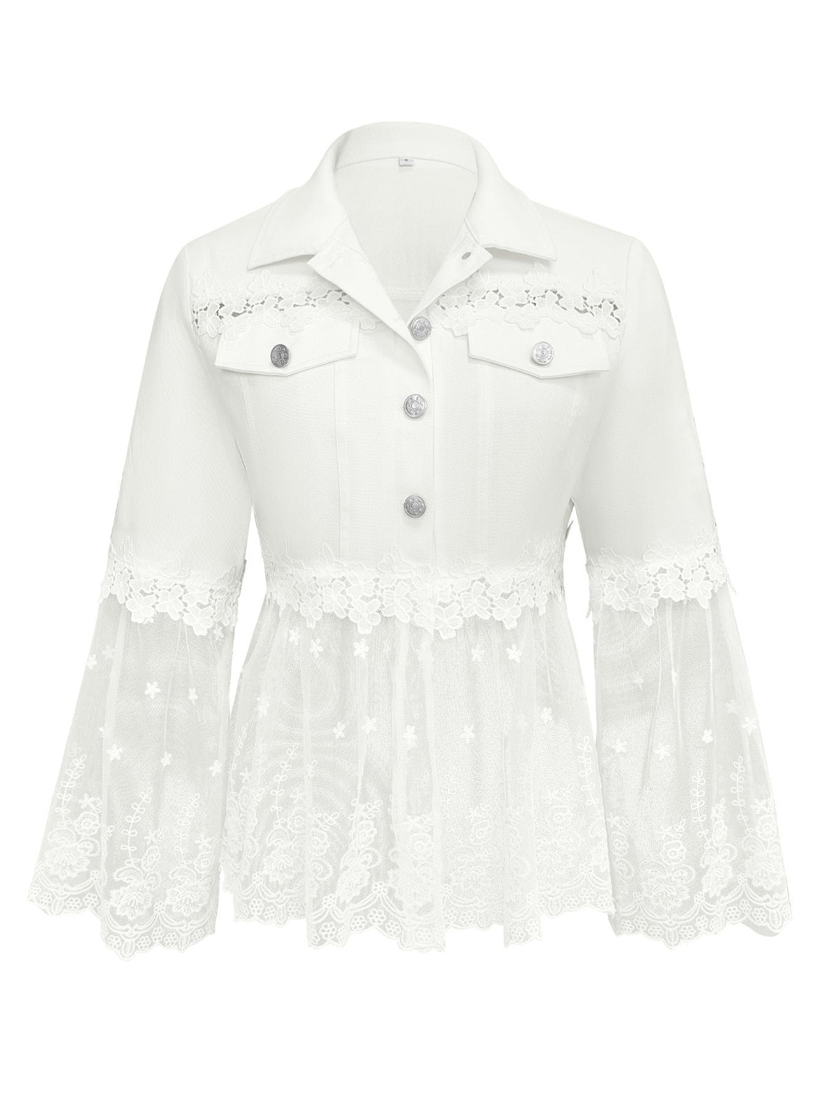 Camille™ | Veste à empiècements en dentelle