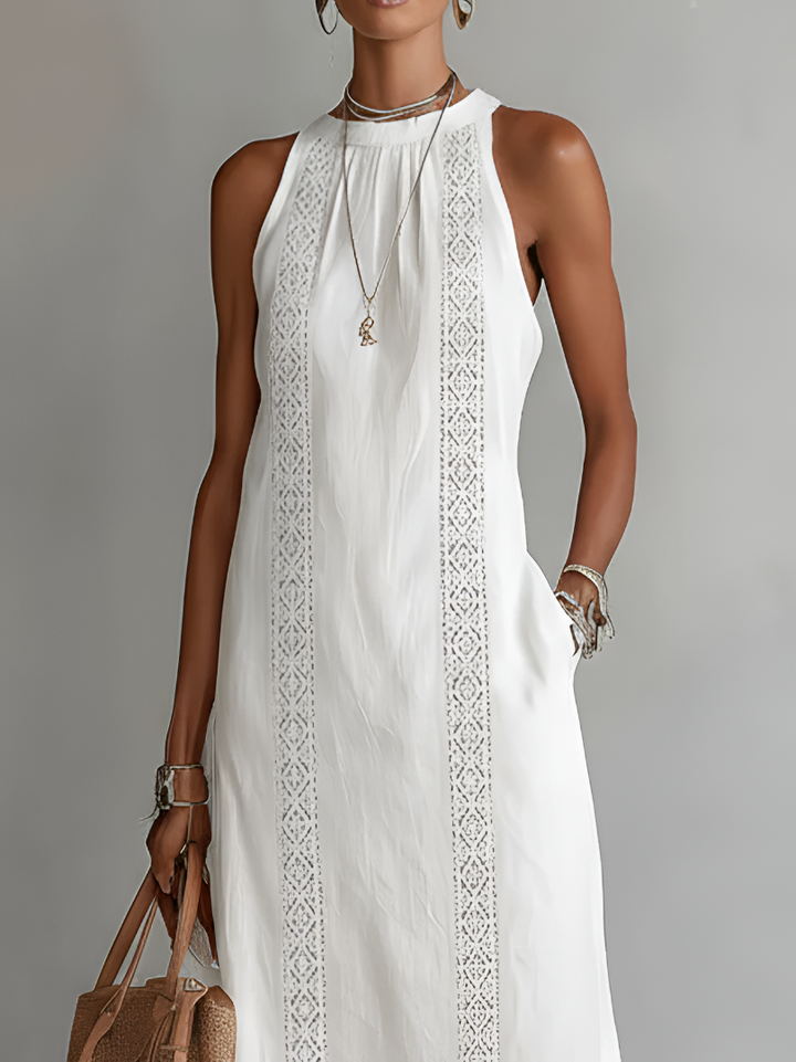 Pure Élégance | Robe Longue Sans Manches