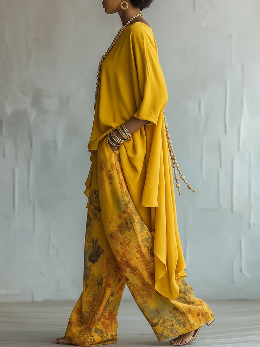 Mireille™ | Ensemble Bohème Fleuri Élégant