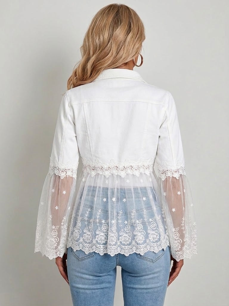 Camille™ | Veste à empiècements en dentelle