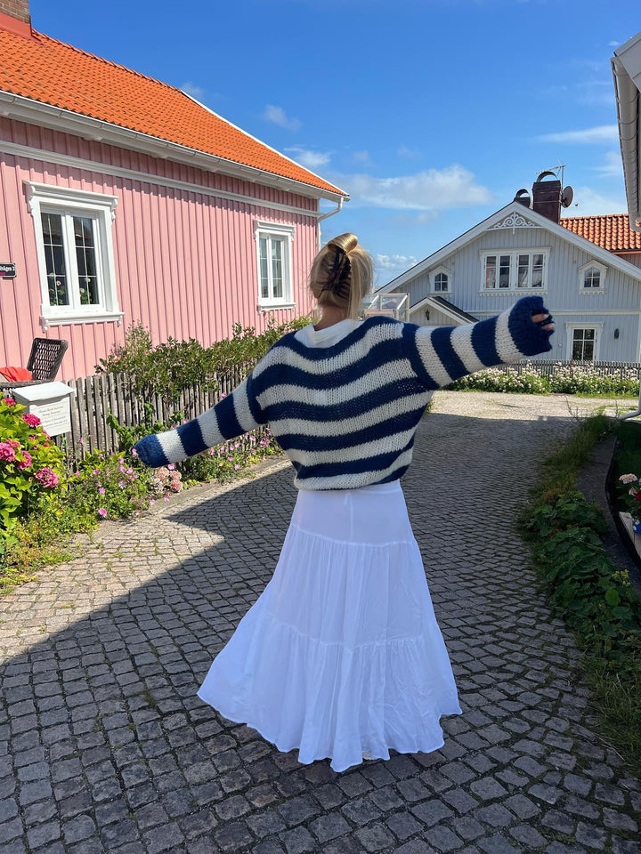 AMÉLIE | PULL OVERSIZE EN TRICOT RAYÉ