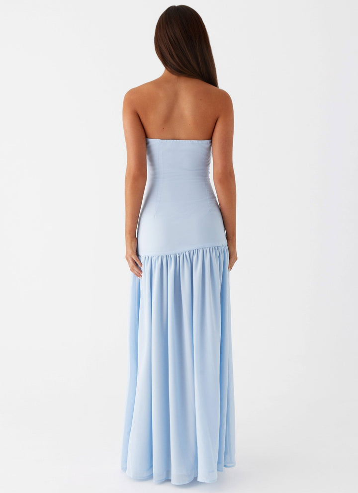CLARA | ROBE LONGUE BUSTIER FLUIDE