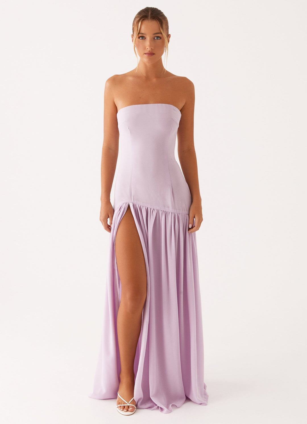 CLARA | ROBE LONGUE BUSTIER FLUIDE
