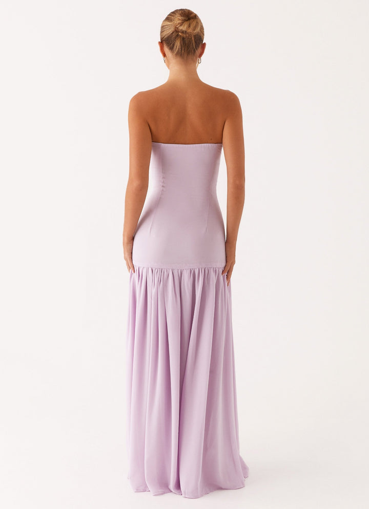 CLARA | ROBE LONGUE BUSTIER FLUIDE