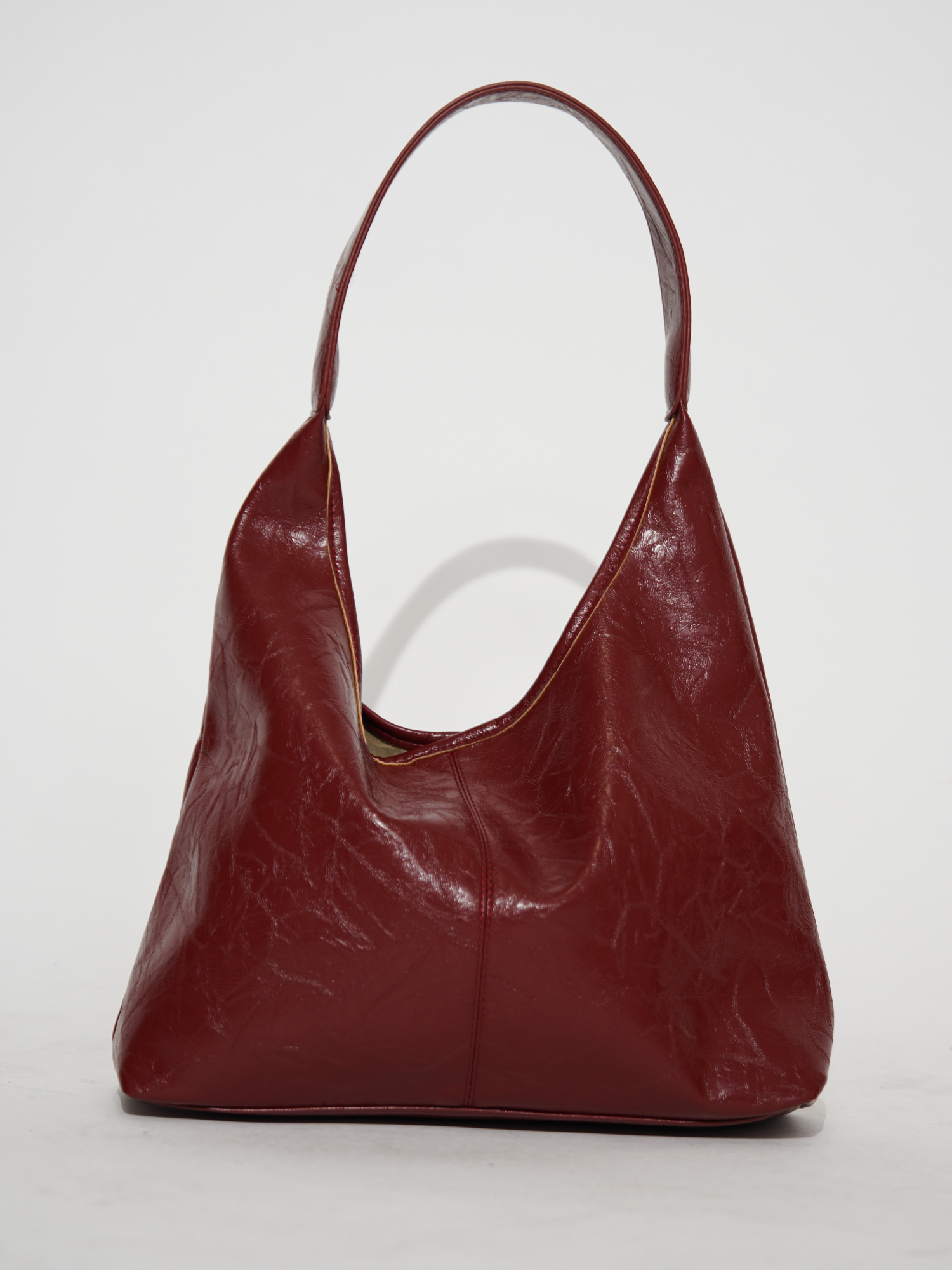 LÉA – SAC ÉPAULE ROUGE SOUPLE