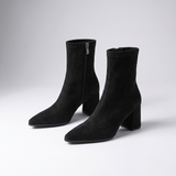 Sidonie – Bottines en daim véritable